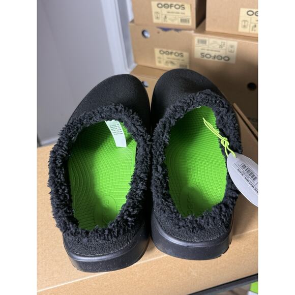 OOFOS OOcoozie Mule Men’s Slip-On Shoes Black Size 12 Comfort Recovery Clogs main image 4